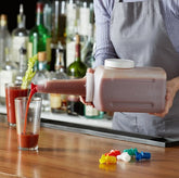 TRAEX BAR KEEP 1 GALLON WHITE POUR CONTAINER WITH NECK - Mabrook Hotel Supplies
